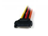StarTech 6in Latching SATA Power Y Splitter Cable Adapter - M/F снимка №2 StarTech 6in Latching SATA Power Y Splitter Cable Adapter - M/F снимка №2