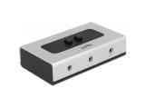 Описание и цена на DeLock Превключвател Ръчен, 3 x 3.5 mm Jack