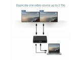 ACT HDMI Сплитер AC7835, 1/2, 4K@30Hz, USB, Черен снимка №3