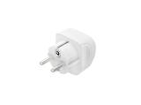HAMA Travel Адаптер Type E и F, 3-Pin, Универсален, World to Europe, бял снимка №2