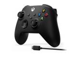 Microsoft Геймърски контролер Xbox, Безжичен, USB-C, Черен снимка №2