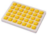 суичове принадлежности: Keychron Gateron Cap Golden Yellow Switch Set, 35 броя