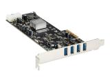 StarTech 4 Port USB 3.0 PCIe Card w/ 4 Dedicated Channels, PEXUSB3S44V снимка №2