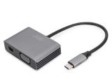  адаптери: Digitus USB-C to Mini DisplayPort + VGA Adapter, DA-70825