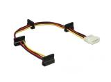 Описание и цена на DeLock Molex to 4x SATA cable 40cm, DELOCK-60142