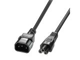 Описание и цена на Lindy C5 to C14 Power cable 2m, lead free