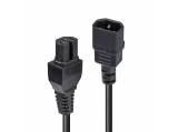 Описание и цена на Lindy C14 to C15 Mains Cable 2m, lead free