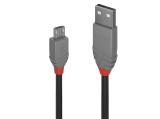 Описание и цена на Lindy USB 2.0 Type A to Micro USB-B Cable 2m, Anthra Line