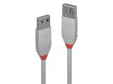 Описание и цена на Lindy USB 2.0 Type A Extension Cable 1m, Anthra Line, Grey