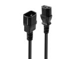 Описание и цена на Lindy C14 to C13 Extension Cable 1m, black