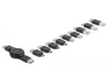 DeLock 18612 USB Adapter Kit, 10 pcs снимка №3