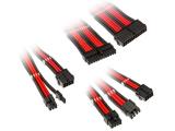 Kolink Core Adept Braided Cable Extension Kit, Black/Red снимка №2 Kolink Core Adept Braided Cable Extension Kit, Black/Red снимка №2