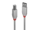 Описание и цена на Lindy USB 2.0 Type A to B Cable 0.5m, Anthra Line, Grey