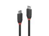 Описание и цена на Lindy USB 3.2 Type C to C Cable 1.5m, 20Gbps, Black Line