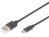 Digitus Micro USB-B to USB-A Cable 1m кабели USB кабели USB-A / micro USB-B Цена и описание.