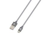  кабели: SKROSS USB-A to Micro USB Cable 1.2m, Metal Braiding, Gray