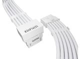 Описание и цена на 1stPlayer Custom Sleeved PCIe 5.0 12VHPWR M/M Modding Cable, White