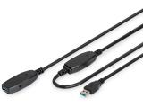 удължители кабели: Digitus Active USB 3.0 extension cable 10 m DA-73105