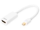 Описание и цена на Digitus Mini DisplayPort to HDMI Adapter DB-340404-001-W