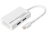 Описание и цена на Digitus 3-in-1 Mini DisplayPort Adapter DB-340509-002-W