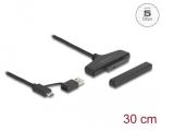 DeLock USB-C / USB-A to SATA III Converter 61042 снимка №2