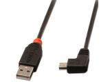 Описание и цена на Lindy Angled USB-A to Mini USB-B Cable 1m