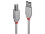 Описание и цена на Lindy USB-A to USB-B Cable 5m, Anthra Line, Grey