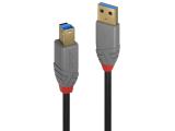 кабели: Lindy USB 3.2 Type A to B Cable 0.5m, Anthra Line
