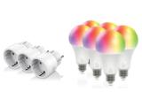 Описание и цена на Deltaco SH-KIT03 - 3 x мини контакти - 6 x LED крушки