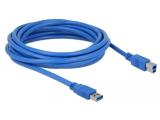 Описание и цена на DeLock USB-A to USB-B Cable 5m 82582