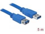 DeLock USB 3.0 Type-A Extension Cable 5m 82541 снимка №2