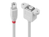 Описание и цена на Lindy USB-B Extension Cable 1m, light-grey