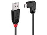 Описание и цена на Lindy Angled USB-A to Micro USB-B Cable 2m