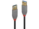Най-често разглеждани  кабели: Lindy USB 3.2 Type A Cable 1m, 5Gbps, Anthra Line
