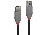 Описание и цена на Lindy USB 2.0 Type A Extension Cable 5m, Anthra Line