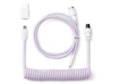 Описание и цена на Keychron  Coiled Aviator Straight Custom USB-C Cable, Light Purple