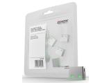 Описание и цена на Lindy USB-A Port Blockers (Without Key) - Pack of 10, Green
