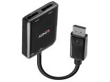  сплитери: Lindy 2 Port DisplayPort 1.2 MST Hub