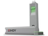 Нови модели и предложения за предпазители кабели: Lindy USB-C Port Blocker Key - Pack of 4 Blockers, Green