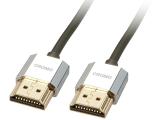 Описание и цена на Lindy CROMO Slim High Speed HDMI Cable with Ethernet 0.5m