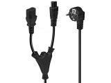 Описание и цена на Lindy Schuko to 1x C13 & 1x C5 Mains Cable 2m