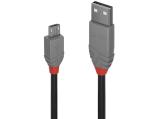 Описание и цена на Lindy USB 2.0 Type A to Micro-B Cable 5m, Anthra Line