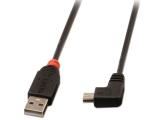 Описание и цена на Lindy Angled USB 2.0 Type A to Mini-B Cable 0.5m