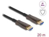 Описание и цена на DeLock Active Optical HDMI Cable with metal armouring 8K 60 Hz 20m