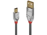 Описание и цена на Lindy USB 2.0 Type A to Mini-B Cable 2m, Cromo Line