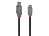 Описание и цена на Lindy USB 3.2 Type C to B Cable 2m, 5Gbps, Anthra Line