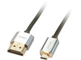 Описание и цена на Lindy CROMO Slim High Speed HDMI to Micro HDMI Cable with Ethernet 2m