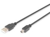 Описание и цена на Digitus USB 2.0 Type A to Mini USB-B Cable 3m AK-300108-030-S