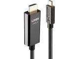 Описание и цена на Lindy USB Type C to HDMI 4K60 Adapter Cable with HDR 5m