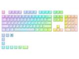 капачки принадлежности: GLORIOUS Polychroma RGB PBT Капачки за механична клавиатура 115-Keycaps, ANSI, US-Layout